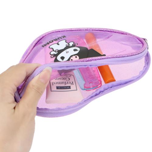 クロミ キャラクター ショルダーバッグ ハート形ラメクリアポシェット サンリオ グッズ