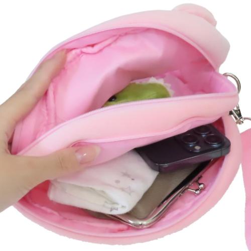 マイメロディ ショルダーバッグ 2wayぬいぐるみクリアバッグ PINK