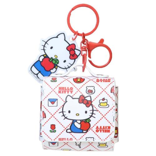 ハローキティ グッズ ミニポーチ キャラクター マルチケースチャーム 格子柄 爆買