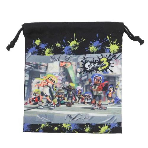 スプラトゥーン3 グッズ 巾着袋 キャラクター 巾着Ｓ