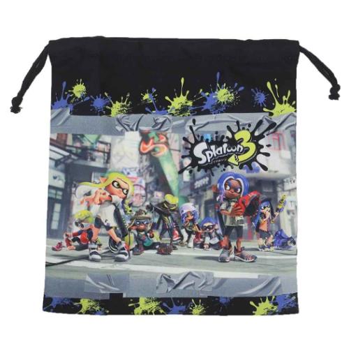スプラトゥーン3 グッズ 巾着袋 キャラクター 巾着M