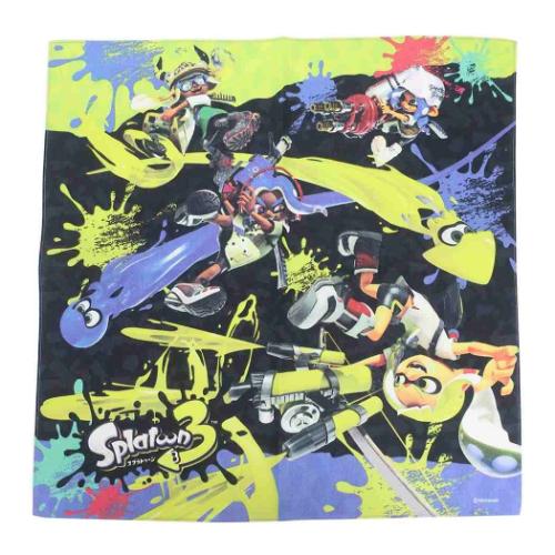 スプラトゥーン3 グッズ コットンナフキン キャラクター ランチクロス B