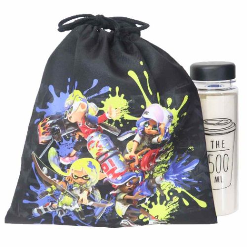 スプラトゥーン3 グッズ 巾着袋 キャラクター きんちゃくポーチM 新入学