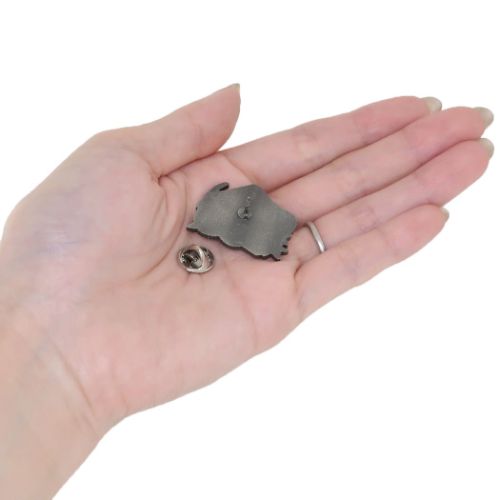 ピンバッジ 真鍮イブシバッジ 木曽駒ケ岳 エイコー トレッキング 登山