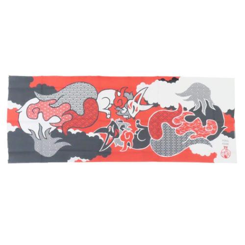 手ぬぐい てぬぐい 狐狐あそび エイコー 日本たおる
