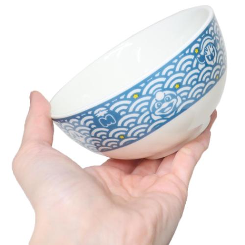 ライスボウル お茶碗 星のカービィ ふわふ和コレクション カービィたちと青海波 エンスカイ 食器 かわいい