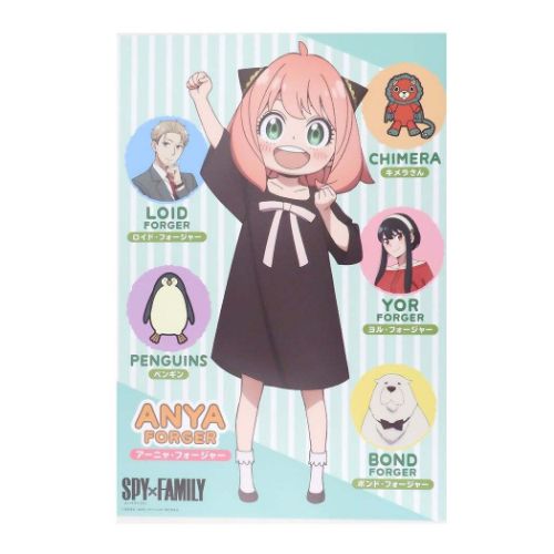 スパイファミリー SPY FAMILY インテリア雑貨 おふろポスター ファミリーライフ 少年ジャンプ エンスカイ お風呂 耐水性ポスター