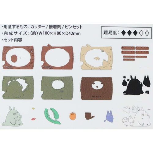 となりのトトロ PAPER THEATER ペーパーシアター ペーパークラフトキット PT-084N ひみつのごちそう スタジオジブリ キャラクター グッズ