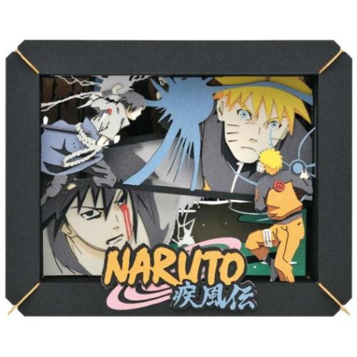 ペーパークラフトキット PAPER THEATER ペーパーシアター ナルト疾風伝 ナルトVSサスケ エンスカイ 少年ジャンプ