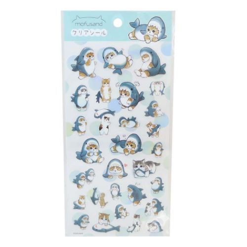 モフサンド グッズ シールシート mofusand キャラクター クリアシール