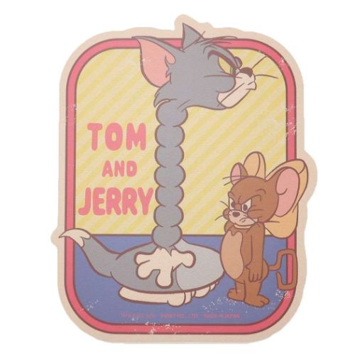 トムとジェリー キャラクター ダイカットシール トラベルステッカー FUNNY ART6 ワーナーブラザース｜cinemacollection