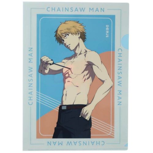 A4シングルクリアファイル クリアフォルダー チェンソーマン 少年ジャンプ デンジ エンスカイ コレクション文具
