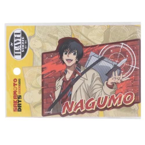  上海限定 ラテ（全新・袋付き・ステッカー・メダル付き） SAKAMOTO DAYS ダイカットシール トラベルステッカー 南雲 少年