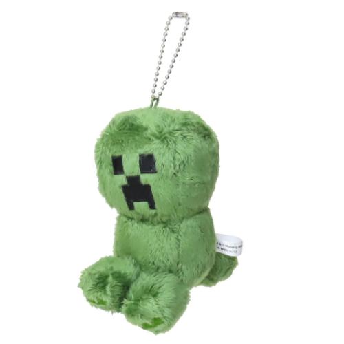 マインクラフト ザ・ムービー グッズ キーホルダー ゲームキャラクター もふもふマスコットキーホルダー 1 CREEPER 爆買