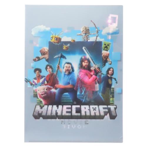 マインクラフト ザ・ムービー クリアファイル Minecraft A4クリアファイル ゲームキャラクター 1 LET'S MINECRAFT!
