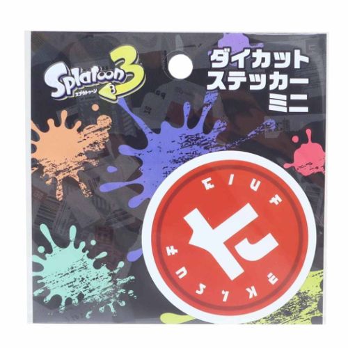 スプラトゥーン3 ダイカットステッカーミニ ダイカットシール 5