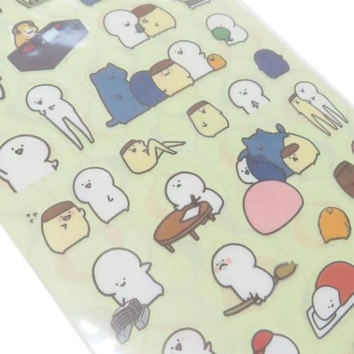 お文具といっしょ キャラクター シールシート クリアシール 4
