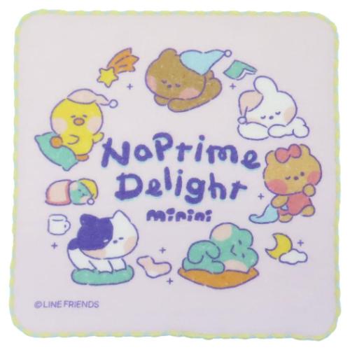 ハンドタオル LINE FRIENDS minini ガーゼミニタオル 汗拭きタオル