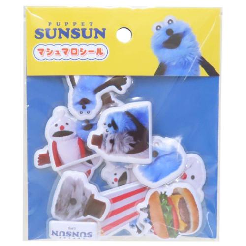 フレークシール パペットスンスン マシュマロシール PUPPET SUNSUN