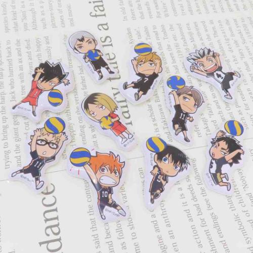 ハイキュー！！ マシュマロ風シール 10枚入 少年ジャンプ ダイカット
