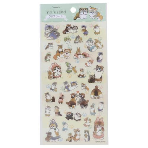 モフサンド mofusand キャラクター シールシート クリアシール 9
