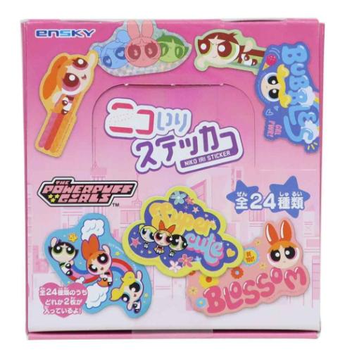 パワーパフガールズ グッズ ダイカットシール キャラクター ニコいり