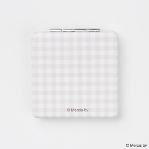 ミッフィー グッズ 手鏡 絵本キャラクター コンパクトミラー BRUNA PLAID ピンク