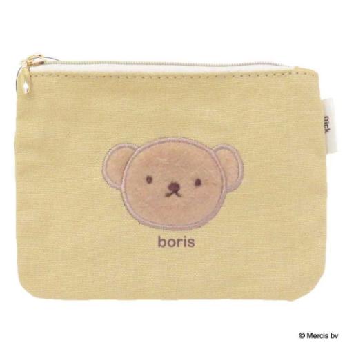 Yahoo! Yahoo!ショッピング(ヤフー ショッピング)ミッフィー ミニフラットポーチ 平ポーチ BRUNA FLUFFY APPLIQUE ボリス ディックブルーナ 絵本キャラクター