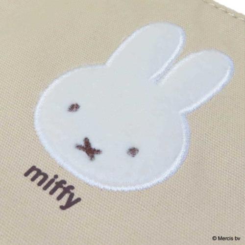 ミッフィー 巾着袋 巾着ポーチ BRUNA FLUFFY APPLIQUE ディックブルーナ エフエービージャパン