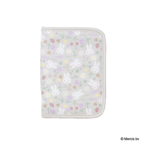 ミッフィー MIFFY Floral pattern マルチケース マルチポーチ ベージュ ディックブルーナ