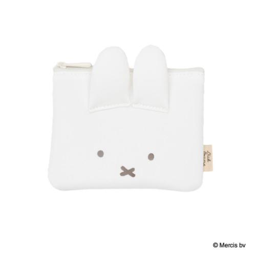 ミッフィー BRUNA FACE ミニフラットポーチ ディックブルーナ 平ポーチ 絵本キャラクター