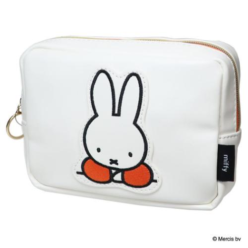 ミッフィー コスメポーチ MIFFY PATCH スクエアポーチ ブルーナレッド ディックブルーナ エフエービージャパン 爆買