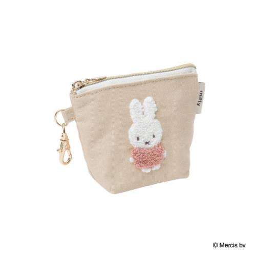 ミッフィー ミニポーチ MIFFY RED＆PINK マイクロミニ台形ポーチ チューリップ ディックブルーナ エフエービージャパン