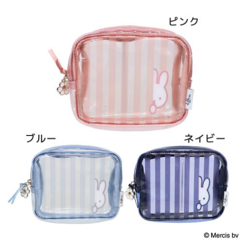 ミッフィー スクエアポーチ ディックブルーナ コスメポーチ 絵本キャラクター