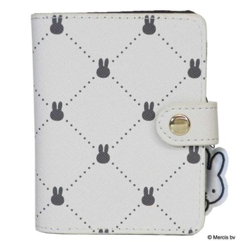 ミッフィー カードホルダー カードケース QUILTING PRINT アイボリー ディックブルーナ エフエービージャパン