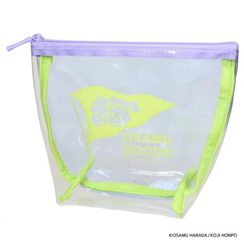 オサムグッズ キャラクター クリアポーチ 台形ポーチ PASTEL Osamu Goods