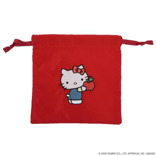 ハローキティ サンリオ キャラクター 巾着袋 きんちゃくポーチ SANRIO CHARACTERS BASIC