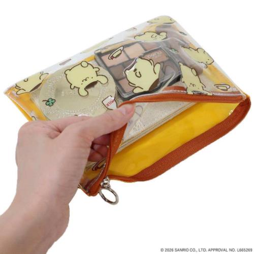 ポムポムプリン グッズ コスメポーチ サンリオ キャラクター PVC