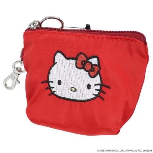 ミニポーチ マイクロ台形ポーチ ハローキティ サンリオ SANRIO CHARACTERS BASIC エフエービージャパン 小物入れ かわいい キャラクター