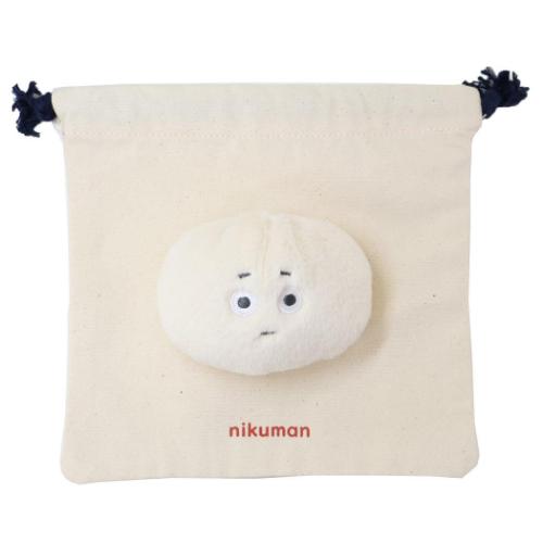 きんちゃくポーチ YUM YUM FRIENDS 巾着袋 エフエービージャパン にくまん 爆買