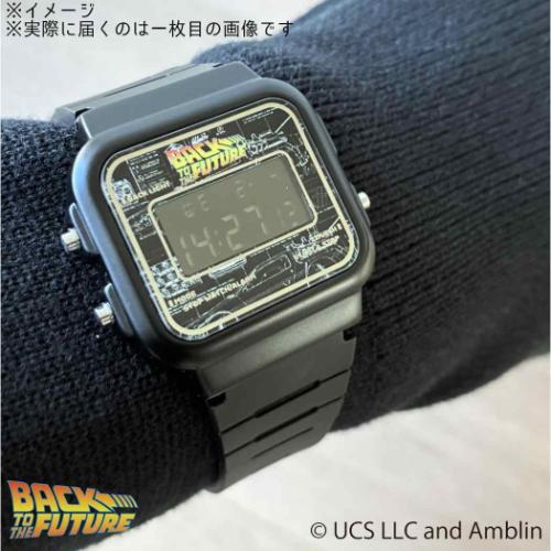 デジタルウォッチ G バックトゥザフューチャー 腕時計 フィールド