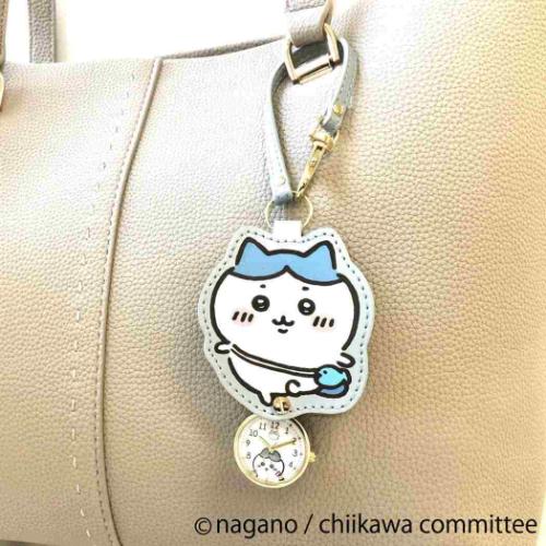 ちいかわ キーホルダー時計 ダイカットキーチェーンウォッチ うさぎ フィールドワーク