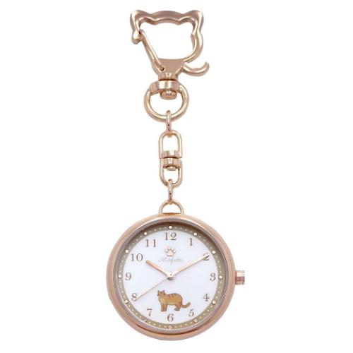 ウォッチ キーホルダー時計 キャトミ PBR ねこ フィールドワーク キーリング