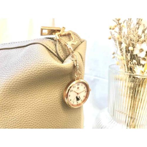 ウォッチ キーホルダー時計 キャトミ PBR ねこ フィールドワーク キーリング