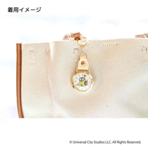 ミニオンズ キーホルダー時計 レザーウォッチKC PI ユニバーサル映画 フィールドワーク