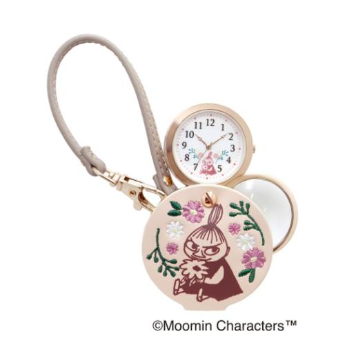 ムーミン NEW刺繍入りハングウォッチ 懐中時計 PI 北欧 キャラクター
