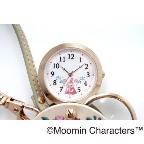 ムーミン NEW刺繍入りハングウォッチ 懐中時計 PI 北欧 キャラクター