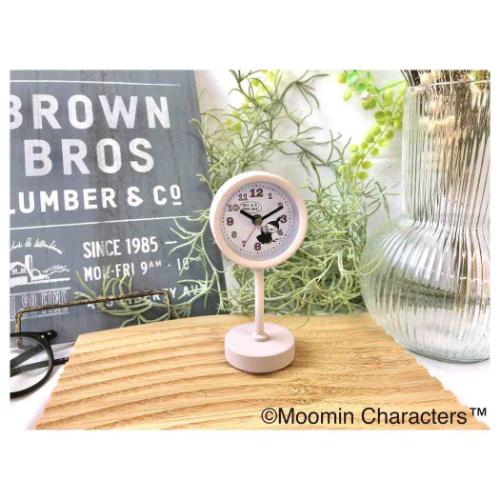 置き時計 スタンドクロック ムーミン LBL 北欧 フィールドワーク プレゼント かわいい アラーム付き キャラクター