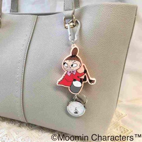 ラバーリールKC G キーホルダー時計 ムーミン PI フィールドワーク 北欧 キーホルダー かわいい カラビナ付き キャラクター