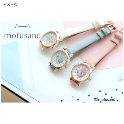 腕時計 小丸マカロンウォッチ BL モフサンド mofusand フィールドワーク レディースウォッチ 女性 女の子
